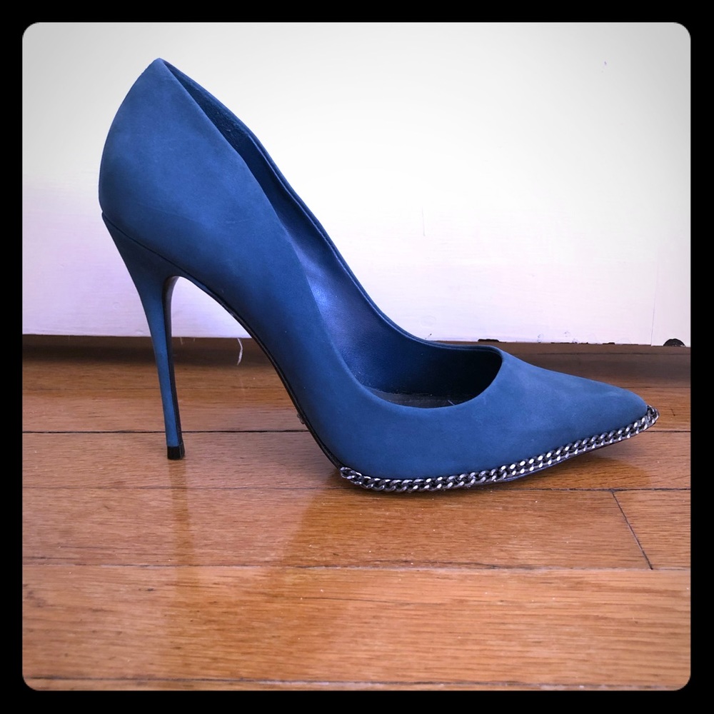 Blue Schutz high heels